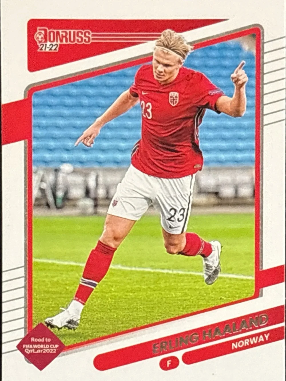 Panini Donruss Erling Haaland Soccer Trading Card